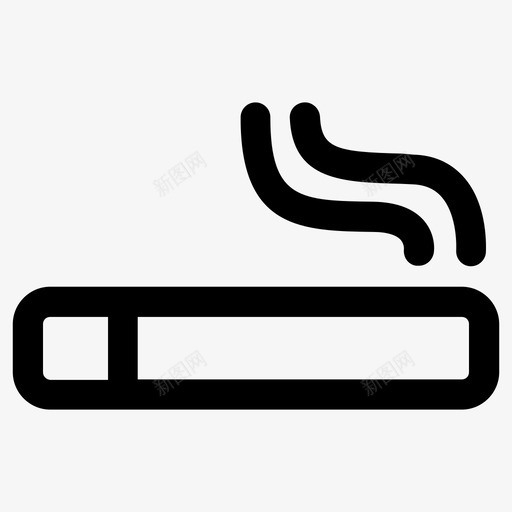吸烟吸烟区烟草图标svg_新图网 https://ixintu.com 吸烟 吸烟区 烟草