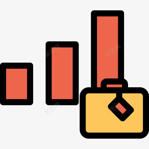 饼图分析和图表线颜色橙色图标svg_新图网 https://ixintu.com 分析和图表 线颜色橙色 饼图