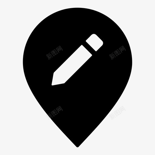 编辑位置创建标记图标svg_新图网 https://ixintu.com 创建 固定 基本图标所有尺寸 标记 点 编辑位置