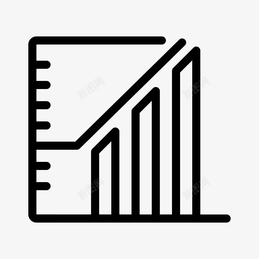 图表条形图投资图标svg_新图网 https://ixintu.com 图表 投资 条形图 统计