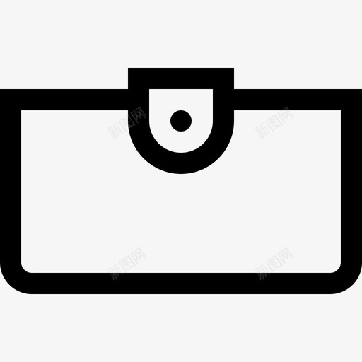 钱包付款3直线图标svg_新图网 https://ixintu.com 付款 直线 钱包