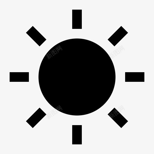 太阳光春天图标svg_新图网 https://ixintu.com 光 夏天 天气 太阳 春天 春天雕文 阳光