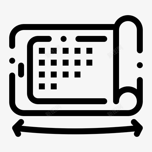 可移动可弯曲显示图标svg_新图网 https://ixintu.com collection feb v3 web 可移动 弯曲 技术 显示 灵活 界面