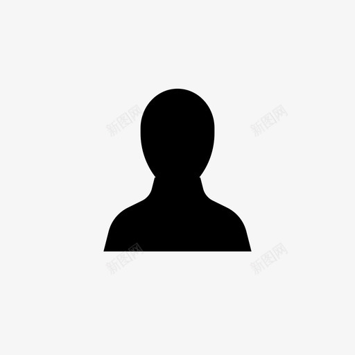 个人资料账户头像图标svg_新图网 https://ixintu.com 个人资料 信息 头像 用户 用户界面 账户 迷你