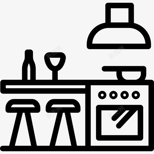 厨房厨师食物图标svg_新图网 https://ixintu.com 厨师 厨房 家 家庭环境 食物