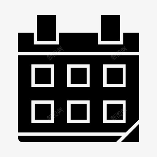 日历日期日期选择器图标svg_新图网 https://ixintu.com 办公室 日历 日期 日程表 选择器