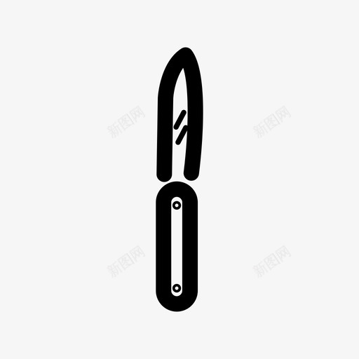 户外野营野营小刀图标svg_新图网 https://ixintu.com 小刀 户外 野营
