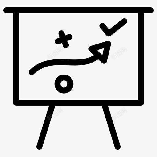 战略业务计划图标svg_新图网 https://ixintu.com 业务 业务3大纲 战术 战略 计划