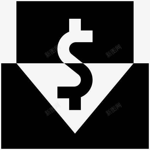 汇款邮件汇款现金图标svg_新图网 https://ixintu.com 汇款 汇款邮件 现金 电子邮件 美元 财务