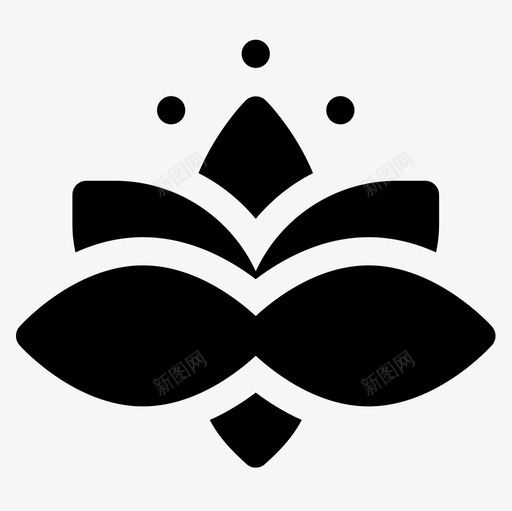 莲花替代药物10填充图标svg_新图网 https://ixintu.com 填充 替代 药物 莲花