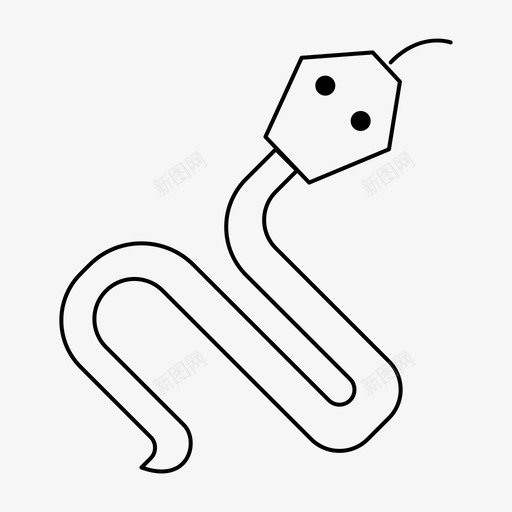 蛇动物眼镜蛇图标svg_新图网 https://ixintu.com 动物 印度 国王 眼镜蛇 网络界面2月收集v4 蛇