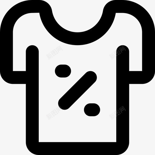T恤黑色星期五47直线型图标svg_新图网 https://ixintu.com T恤 直线型 黑色星期五47