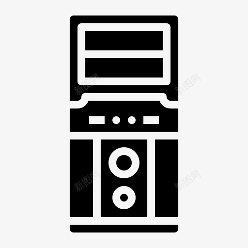 电脑外壳配件cpu图标svg_新图网 https://ixintu.com cpu pc 外壳 电脑 电脑配件 配件