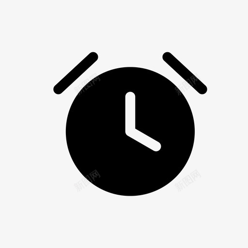 闹钟数码闹钟铃声图标svg_新图网 https://ixintu.com Uux 数码闹钟 时间 铃声 闹钟