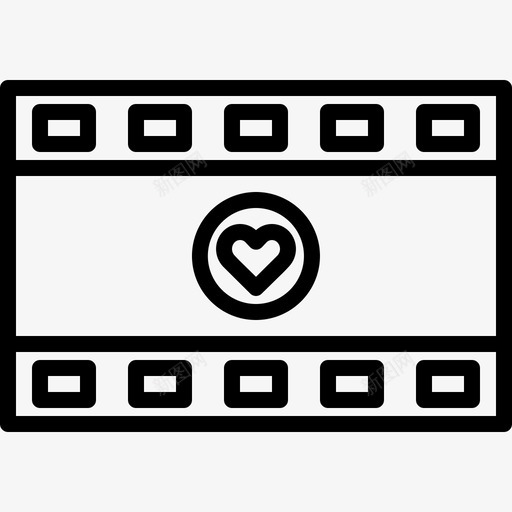 电影假日情人节图标svg_新图网 https://ixintu.com 假日 情人节 电影