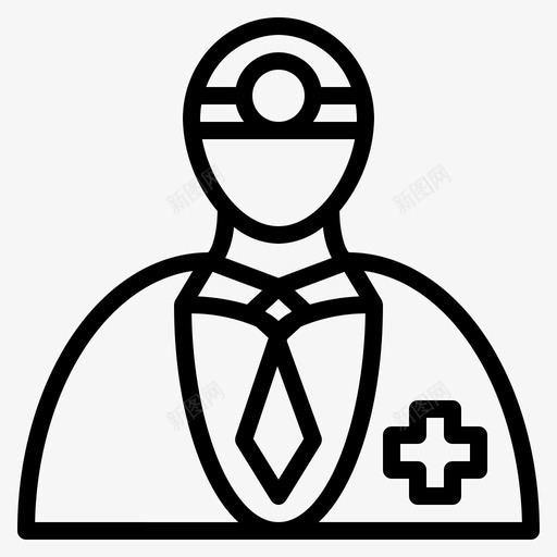 医生儿科医生图标svg_新图网 https://ixintu.com 儿科 医生