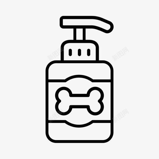 狗肥皂狗洗发水狗洗图标svg_新图网 https://ixintu.com 宠物 宠物用品 狗洗 狗洗发水 狗肥皂