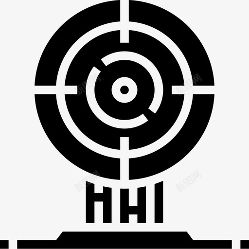 射击目标彩弹和bb枪4雕文图标svg_新图网 https://ixintu.com bb 射击 彩弹 目标 雕文
