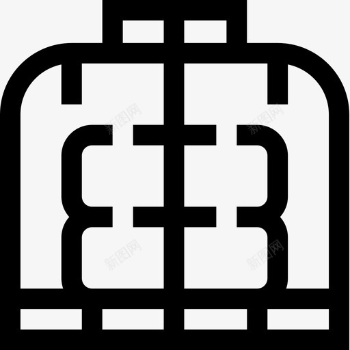 大衣冬季38直纹图标svg_新图网 https://ixintu.com 冬季38 大衣 直纹