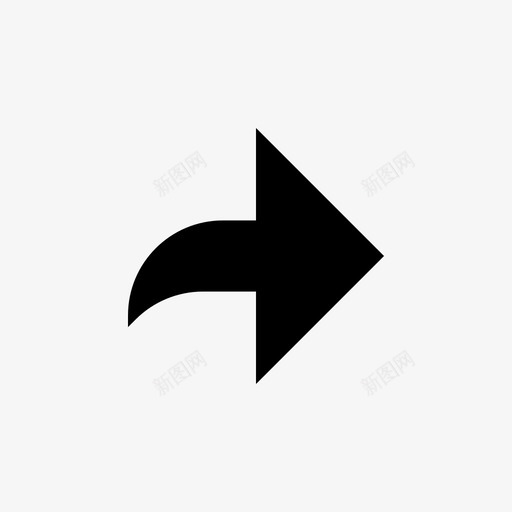 箭头继续前进图标svg_新图网 https://ixintu.com 下一步 前进 发送 播放 箭头 继续 迷你用户界面