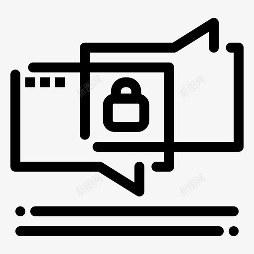 聊天安全网络界面2月收集图标svg_新图网 https://ixintu.com 2月 安全 收集 界面 网络 聊天