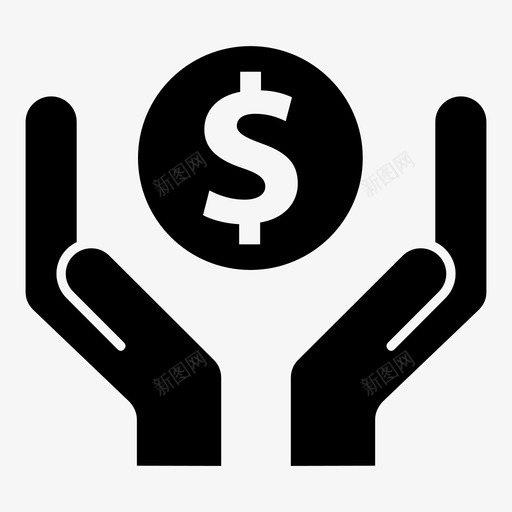 现金返还收益交换图标svg_新图网 https://ixintu.com 交换 交易 市场 支付 收益 现金返还 金融股票市场