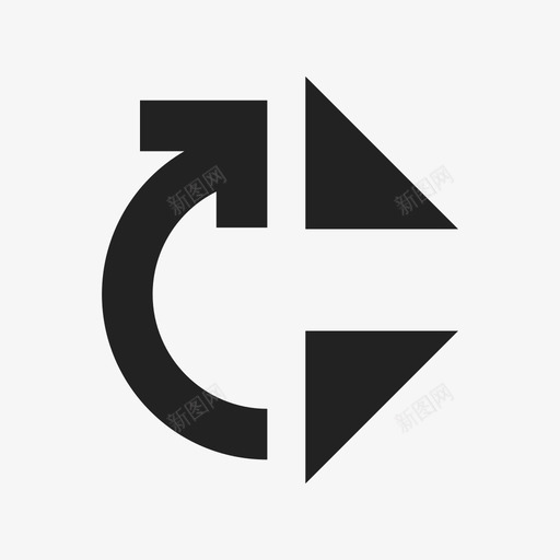 垂直翻转旋转切换图标svg_新图网 https://ixintu.com 切换 动作 向上 垂直 旋转 翻转 菜单