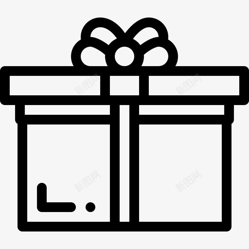 圣诞礼物142直系图标svg_新图网 https://ixintu.com 圣诞礼物142 直系