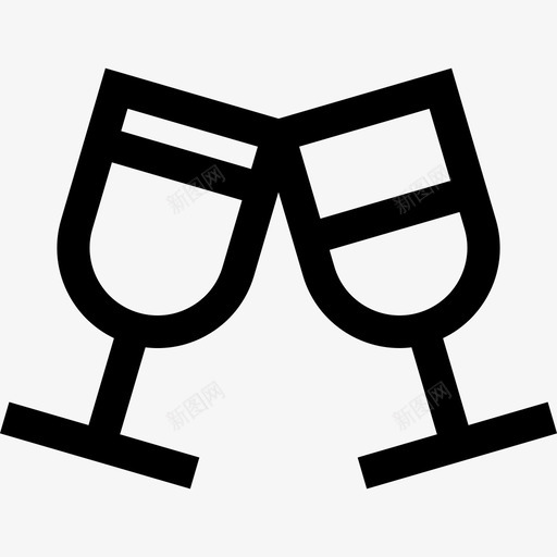 酒杯野餐31直线型图标svg_新图网 https://ixintu.com 直线型 酒杯 野餐31