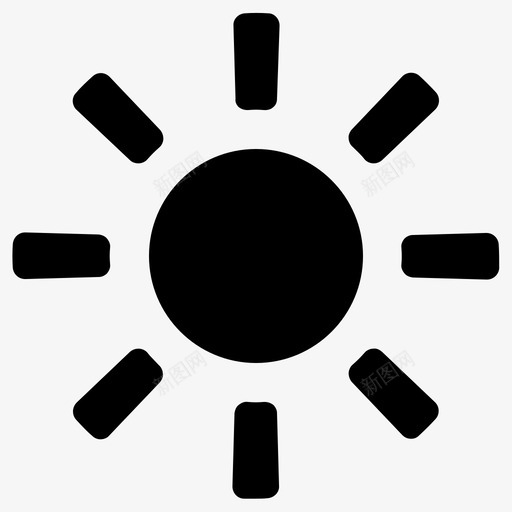 太阳夏天阳光灿烂图标svg_新图网 https://ixintu.com 夏天 太阳 阳光灿烂