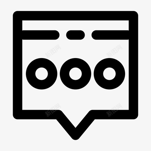 聊天交流说话图标svg_新图网 https://ixintu.com 交流 用户界面 聊天 说话 风格