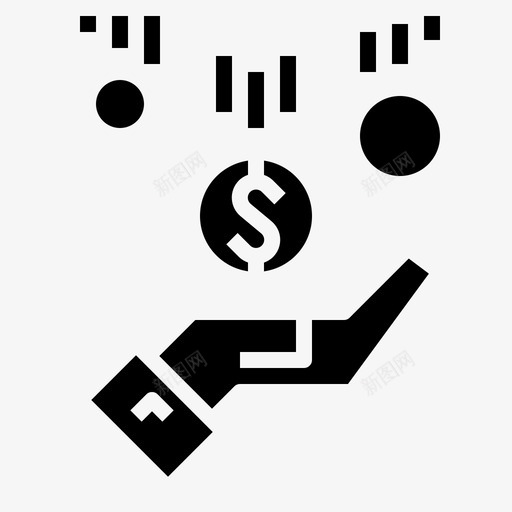 收入银行业务现金图标svg_新图网 https://ixintu.com 成功 收入 现金 金钱 银行业务