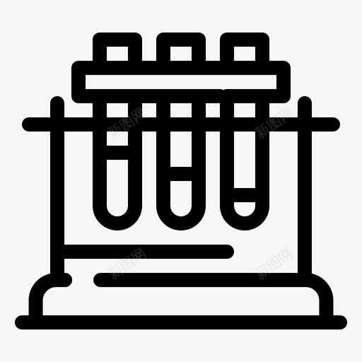 试管化学科学图标svg_新图网 https://ixintu.com 化学 科学 网络界面2月收集v3 试管