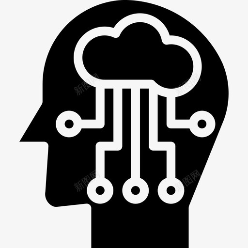 云计算人类思维29填充图标svg_新图网 https://ixintu.com 云计算 人类思维29 填充