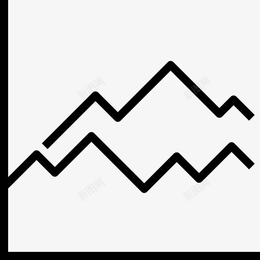 面积图图表数学图标svg_新图网 https://ixintu.com 图表 数学 统计 面积图