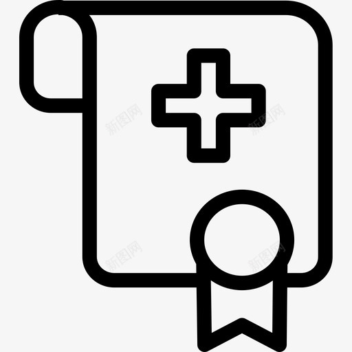 证书医学129直系图标svg_新图网 https://ixintu.com 医学129 直系 证书