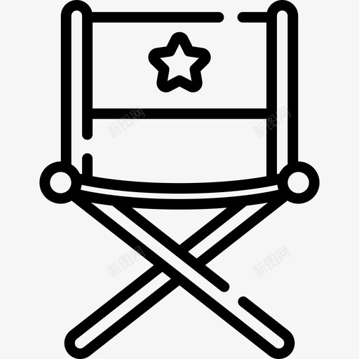 导演席电视4直系图标svg_新图网 https://ixintu.com 导演 电视 直系