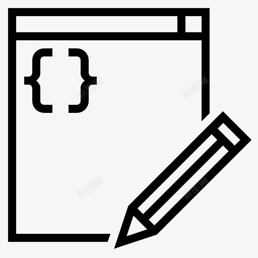 web开发开发人员程序员图标svg_新图网 https://ixintu.com web开发 web开发人员 web编程 开发人员 程序员 编程