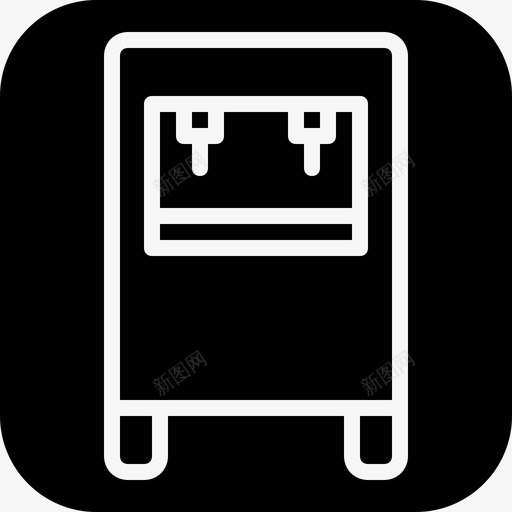 分配器饮料加仑图标svg_新图网 https://ixintu.com 分配器 加仑 水 矿物质 饮料