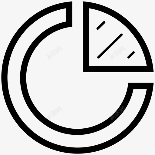 饼图分析竞争对手图标svg_新图网 https://ixintu.com 业务管理4大纲 分析 报告 竞争对手 统计 饼图