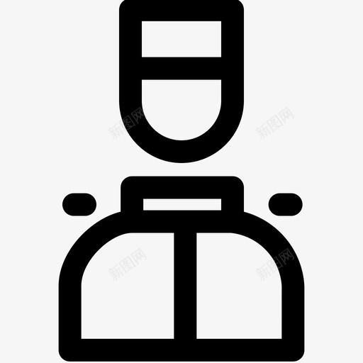 服务生员工酒店图标svg_新图网 https://ixintu.com 员工 工人 服务 服务员 服务生 酒店