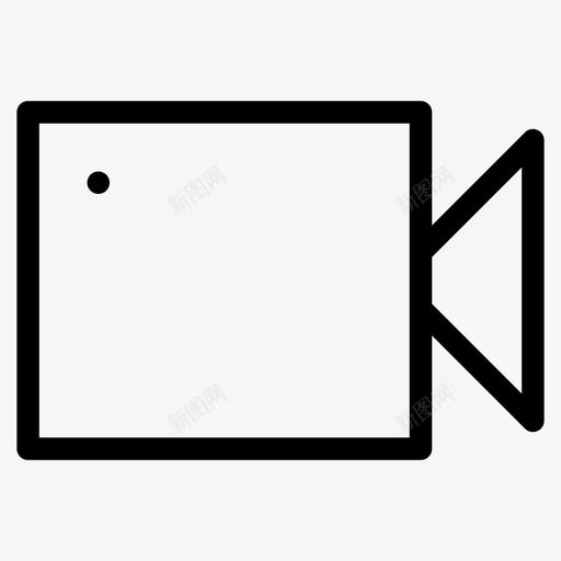 录像电影拍摄图标svg_新图网 https://ixintu.com 录像 拍摄 电影