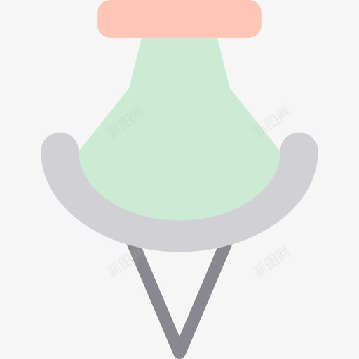 推杆办公用品6扁平图标svg_新图网 https://ixintu.com 办公用品6 扁平 推杆