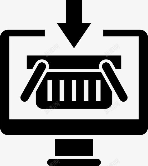 购物篮购买购物车图标svg_新图网 https://ixintu.com 商品 点击 购买 购物篮 购物车
