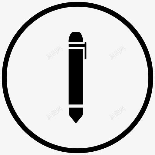 笔编辑铅笔图标svg_新图网 https://ixintu.com 书写 商业商务套装5si 笔 编辑 铅笔