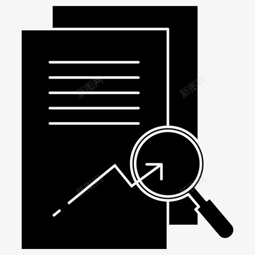 分析板数据图标svg_新图网 https://ixintu.com 分析 图形 屏幕 数据