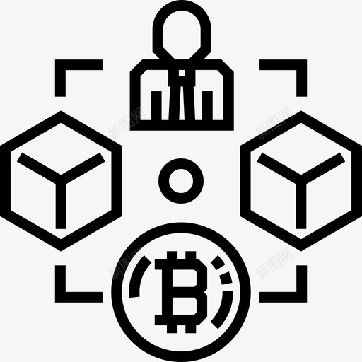 块链块链22线性图标svg_新图网 https://ixintu.com 块链 块链22 线性