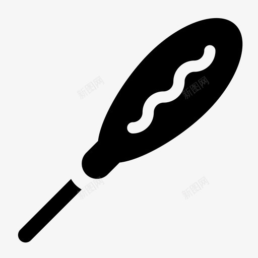 玉米狗玉米棒快餐图标svg_新图网 https://ixintu.com 公园食品 嘉年华 快餐 玉米棒 玉米狗