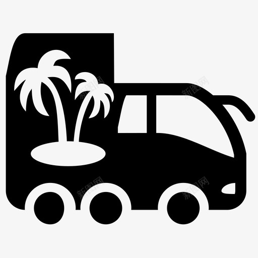 旅游大巴车-线svg_新图网 https://ixintu.com 旅游大巴车-线