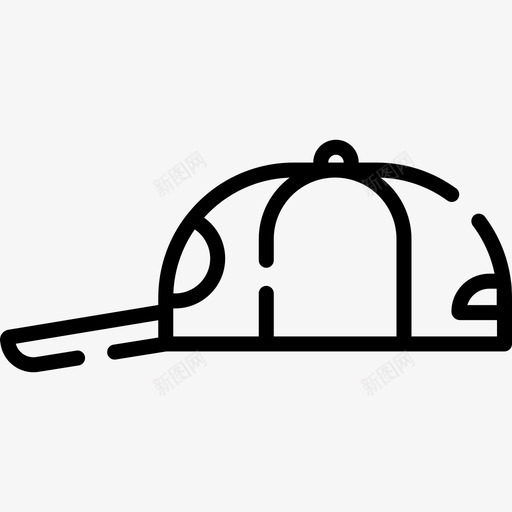 帽子促销品3线性图标svg_新图网 https://ixintu.com 促销品3 帽子 线性